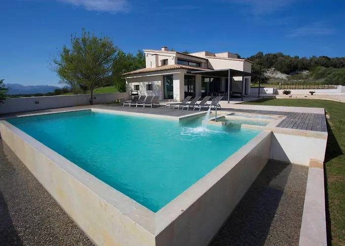 Moderne, Klimatisierte Villa Alt De Son Morro